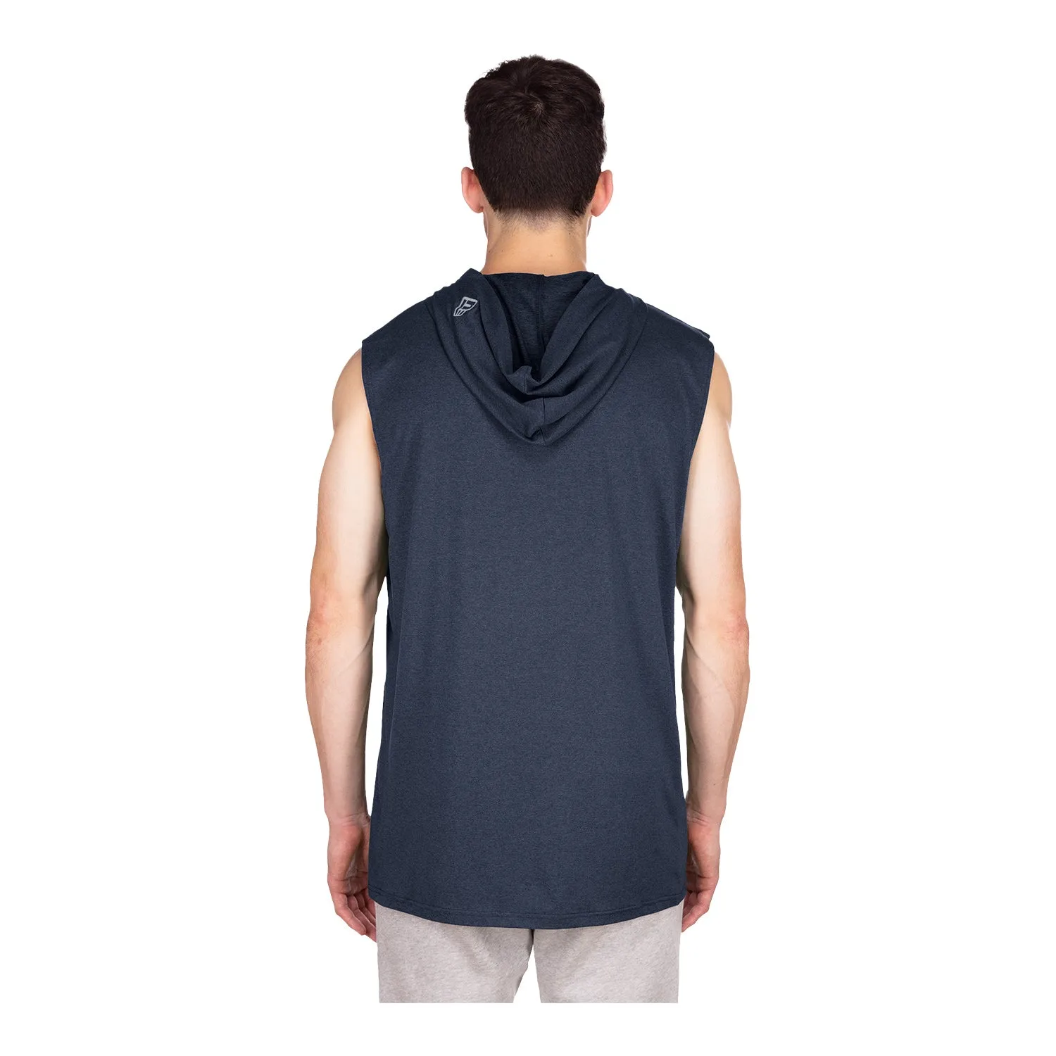 Men's New Era USWNT Navy Sleeveless Hoodie