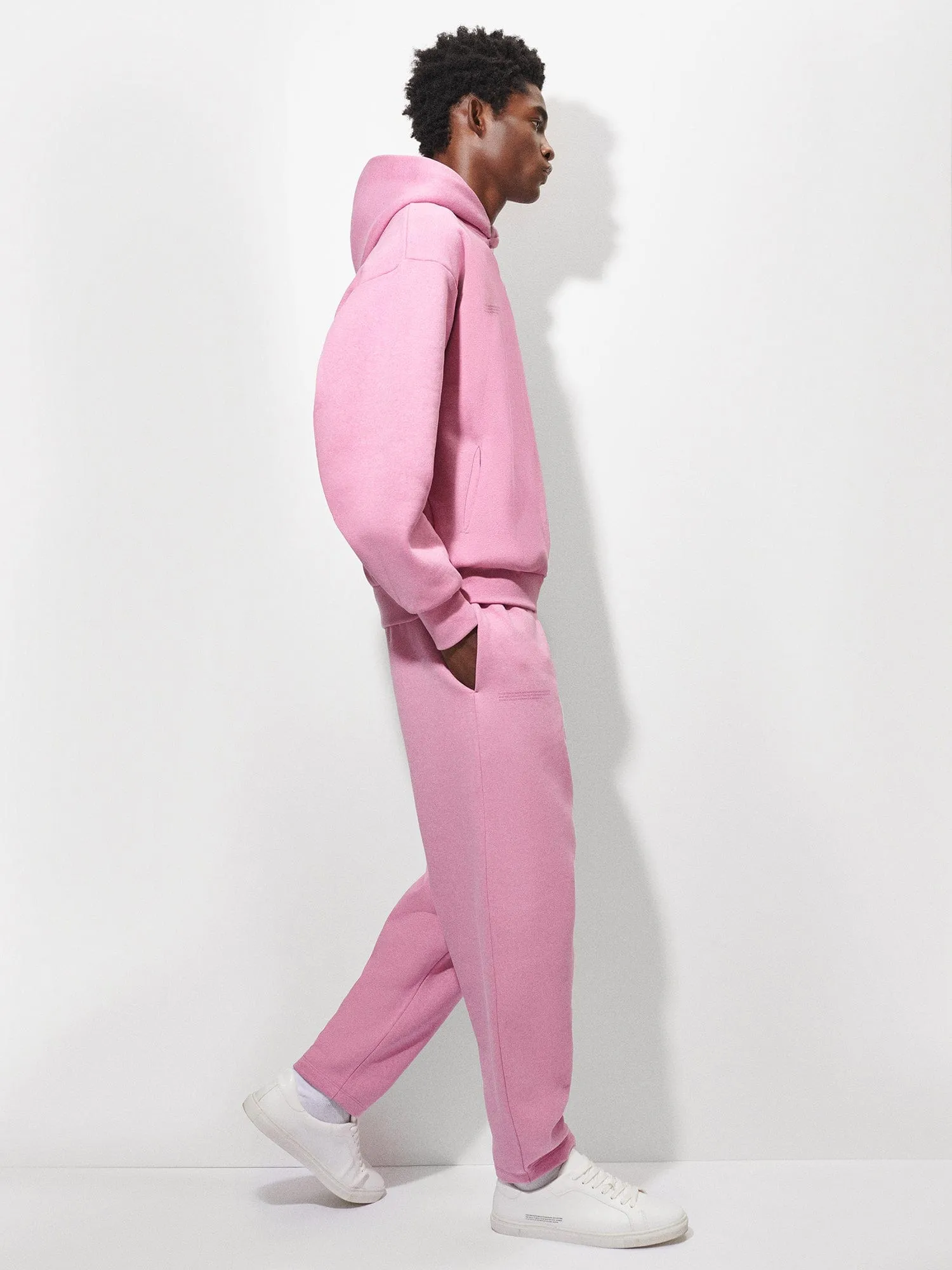 Mens Reclaimed Cotton Barrel-Leg Track Pants—reclaim sakura