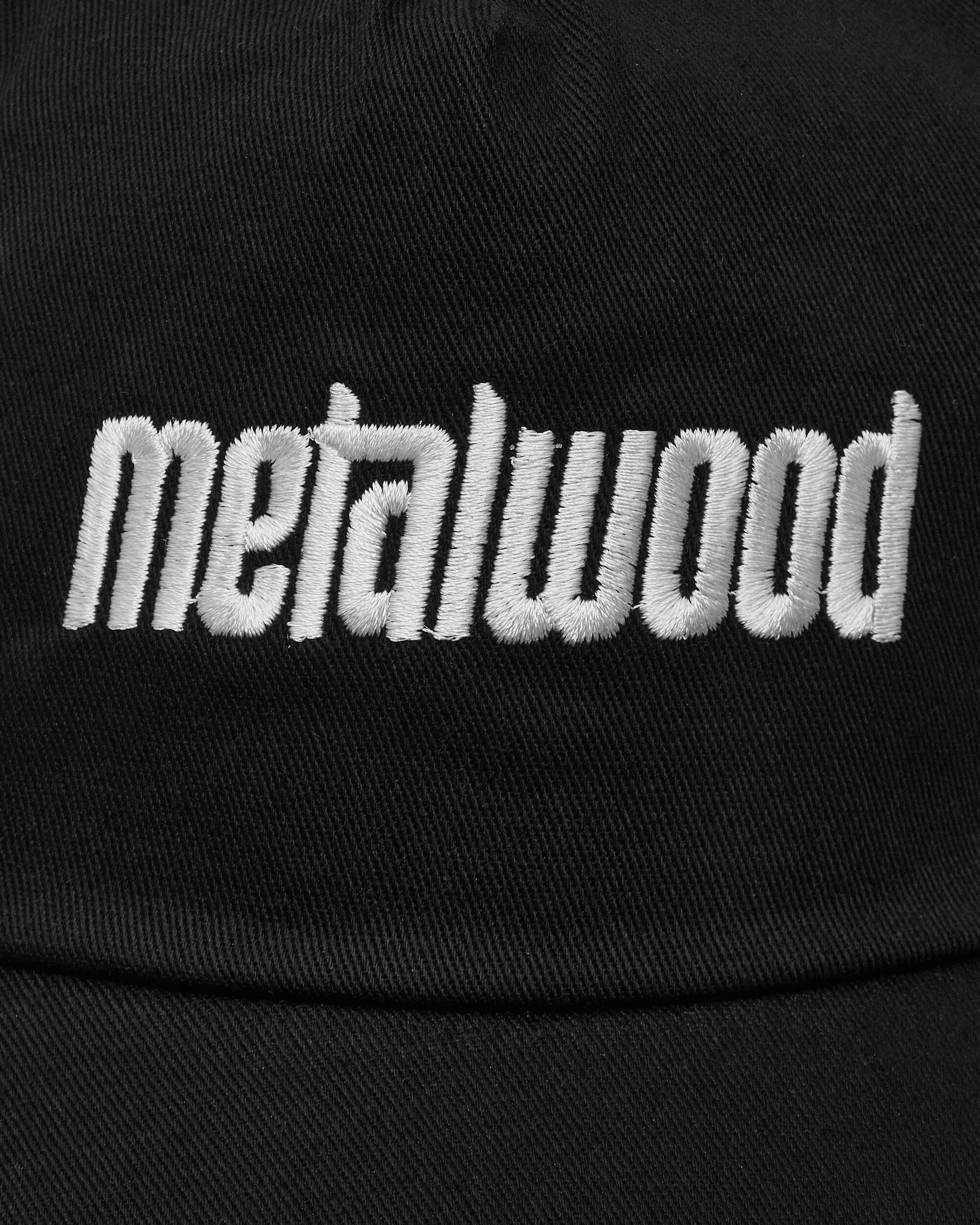 Metal Logo 5-Panel Hat Black