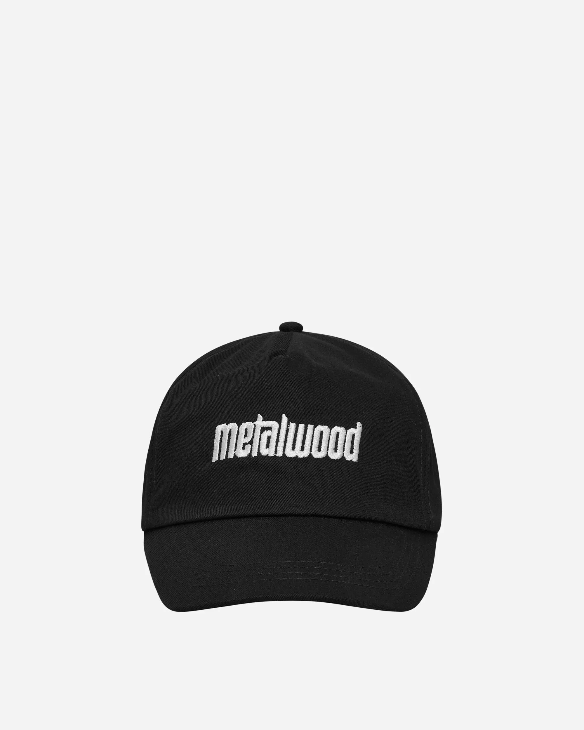 Metal Logo 5-Panel Hat Black