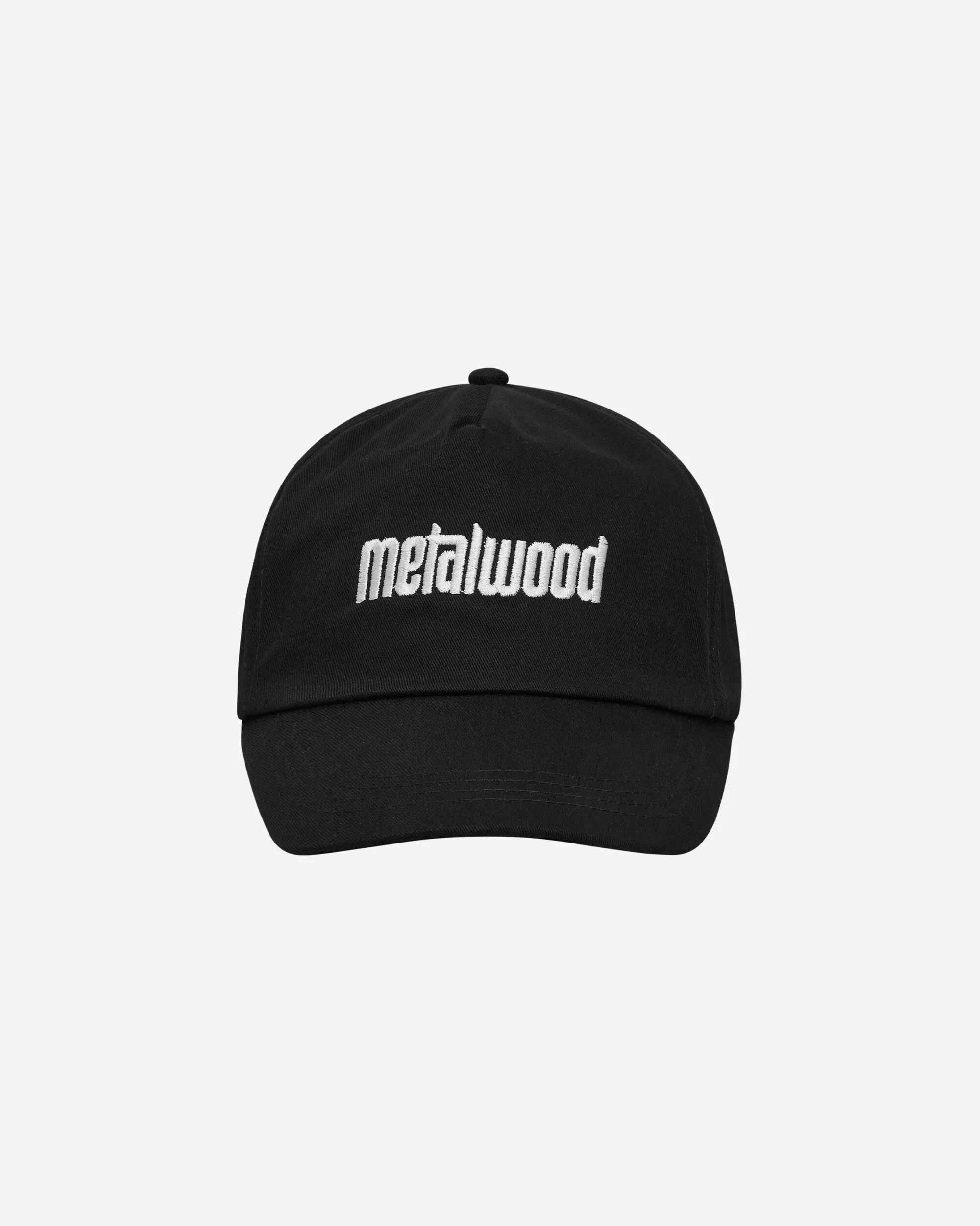Metal Logo 5-Panel Hat Black