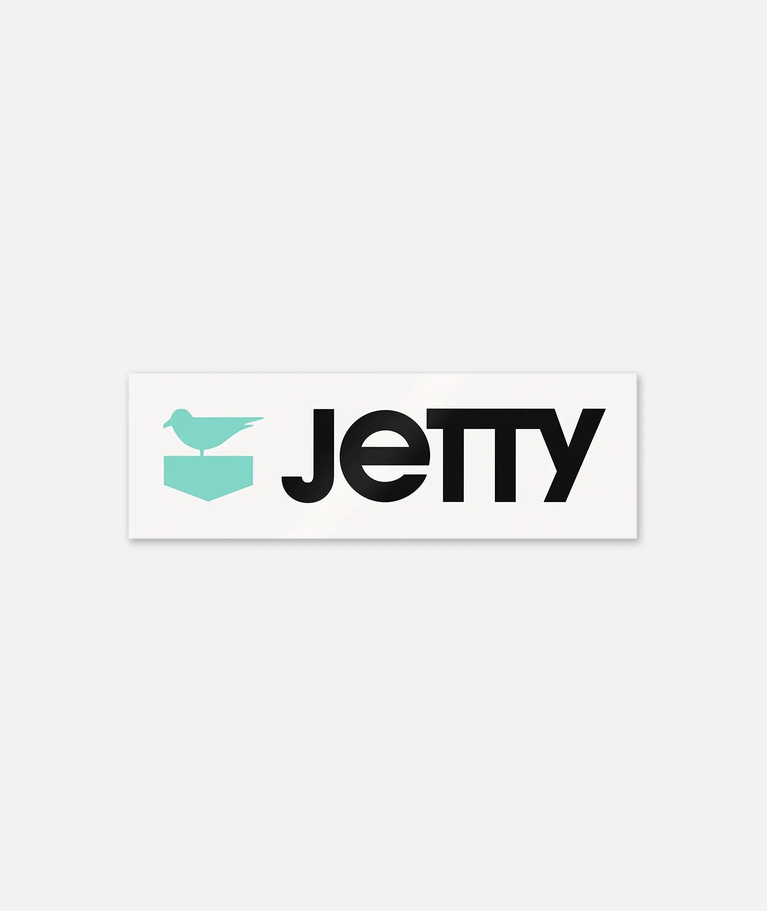 Mint Banner Sticker- White