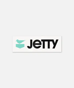 Mint Banner Sticker- White