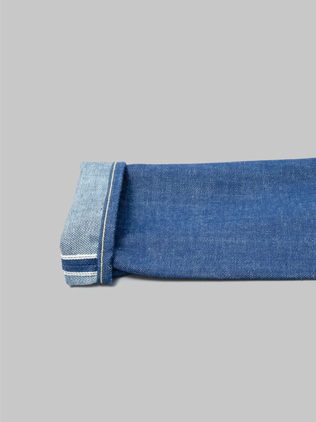 Momotaro 0405-AI 13.5oz Natural Indigo Aizome Hand Dyed High Tapered Jeans