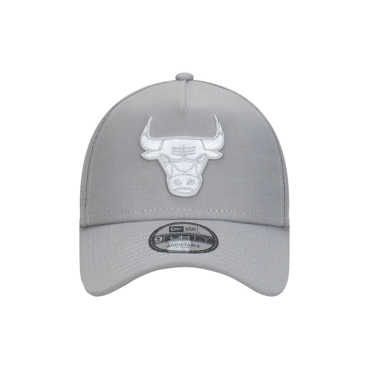 New Era Chicago Bulls Repreve® Cloud Gray 9Forty A-Frame Snapback Cap