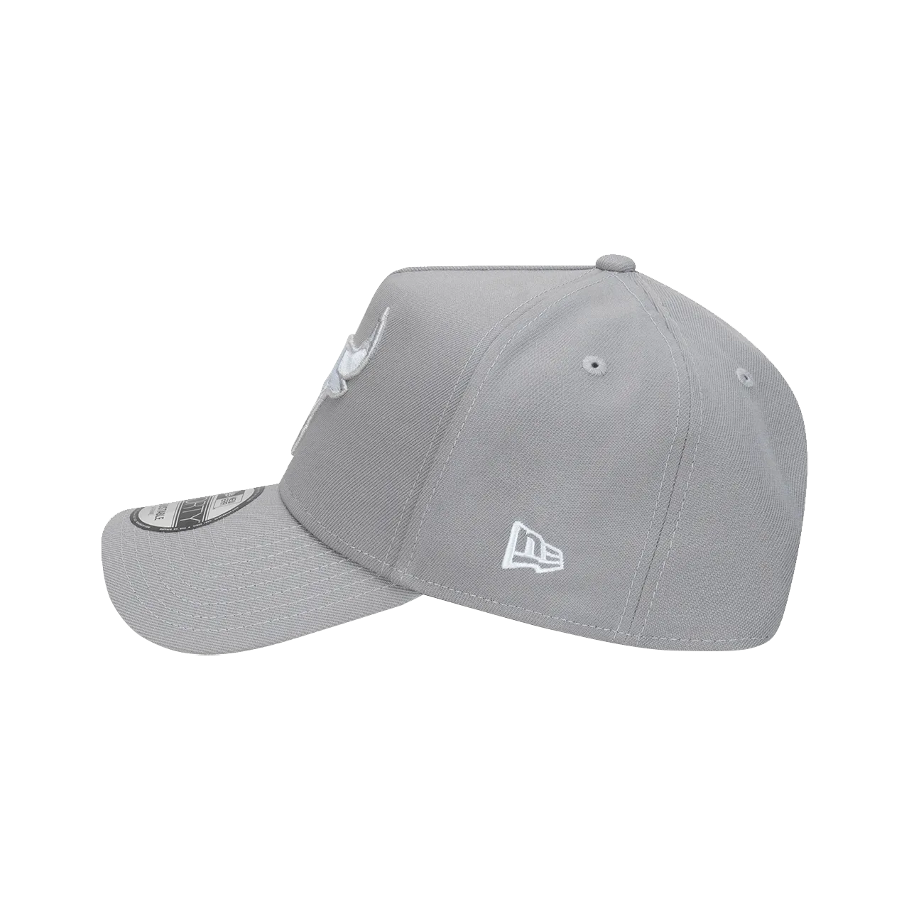 New Era Chicago Bulls Repreve® Cloud Gray 9Forty A-Frame Snapback Cap