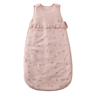 Pink Deer Print Cotton Sleeper