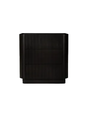 POVERA 3 DRAWER NIGHTSTAND