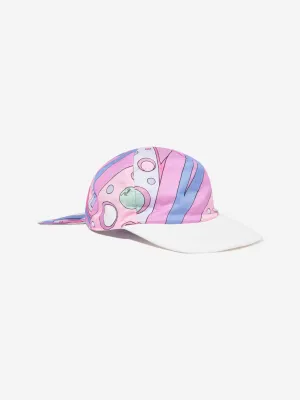 PUCCI Girls Fontane Print Cap in Pink