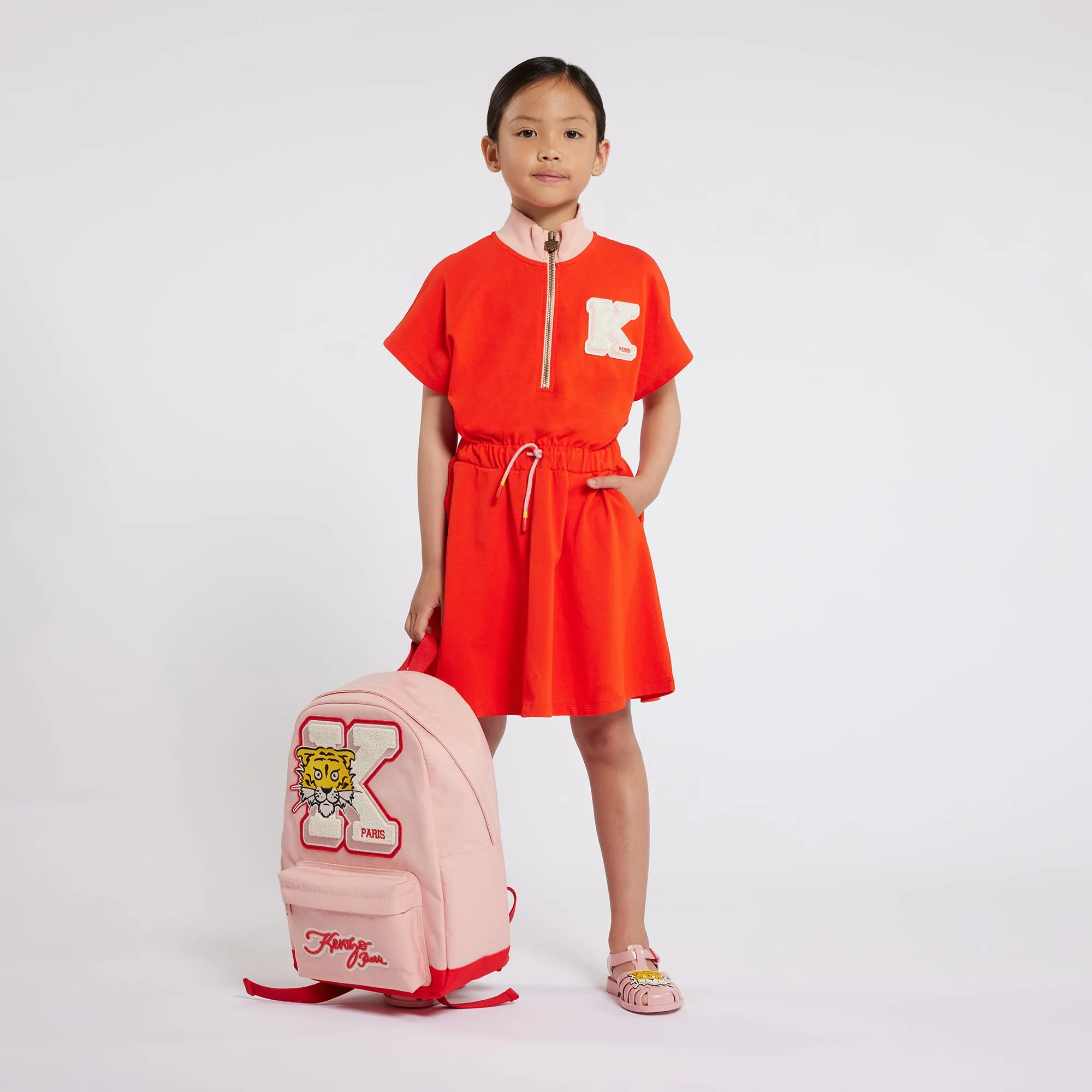 Red Tiger Logo Dress