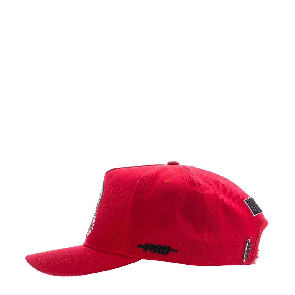 Rockets Sugar Skull Wool Blend Pinch Front Snapback