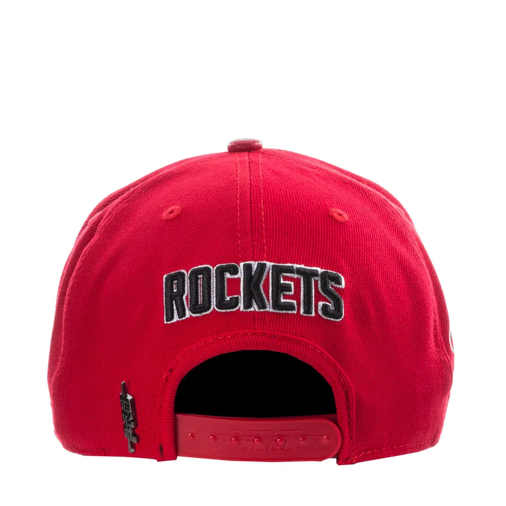 Rockets Sugar Skull Wool Blend Pinch Front Snapback