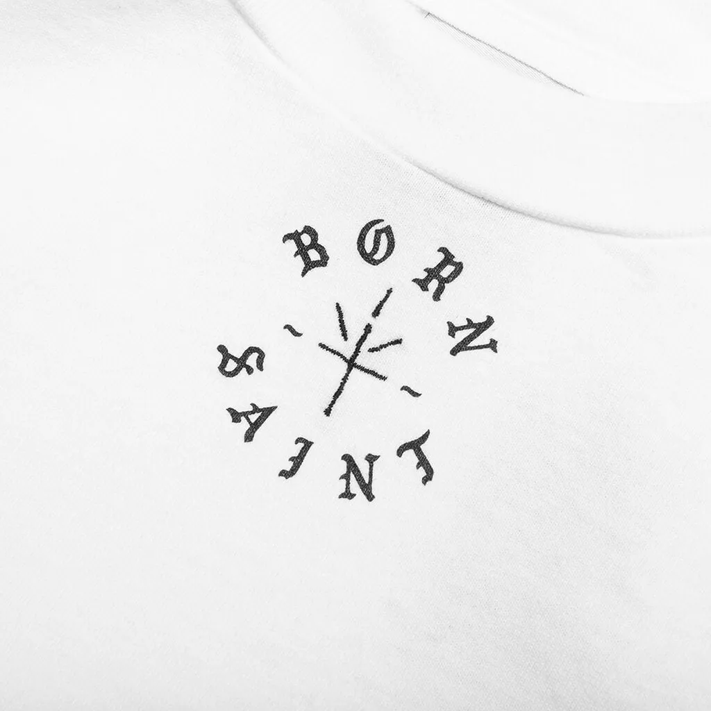 Saint Michael x Born X Raised Born Saint S/S Tee - White