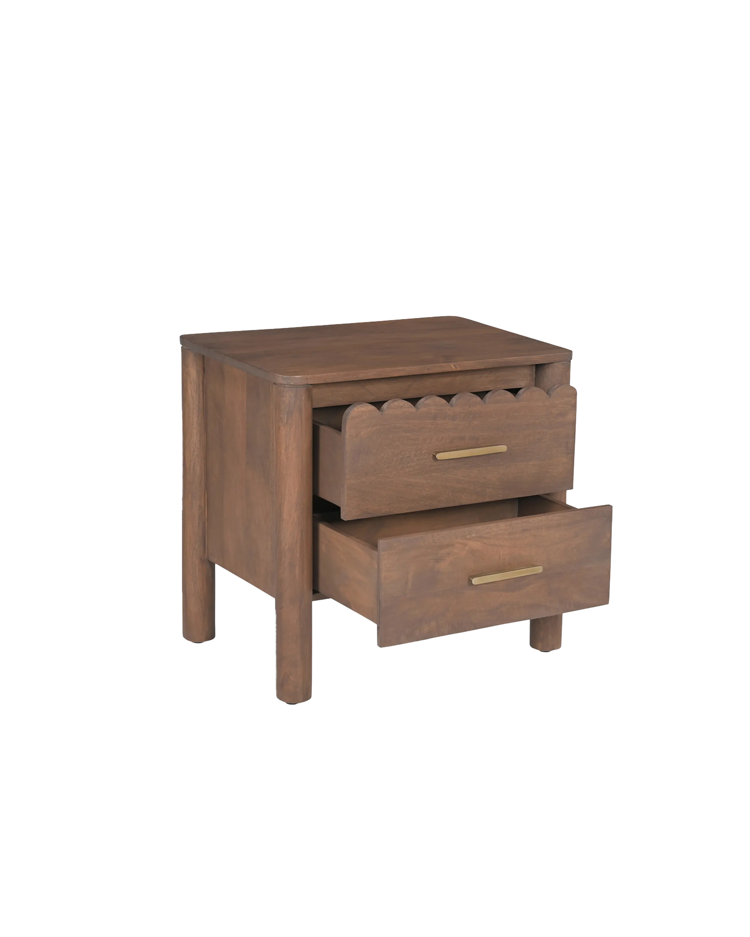 SCALLOP DETAIL NIGHTSTAND