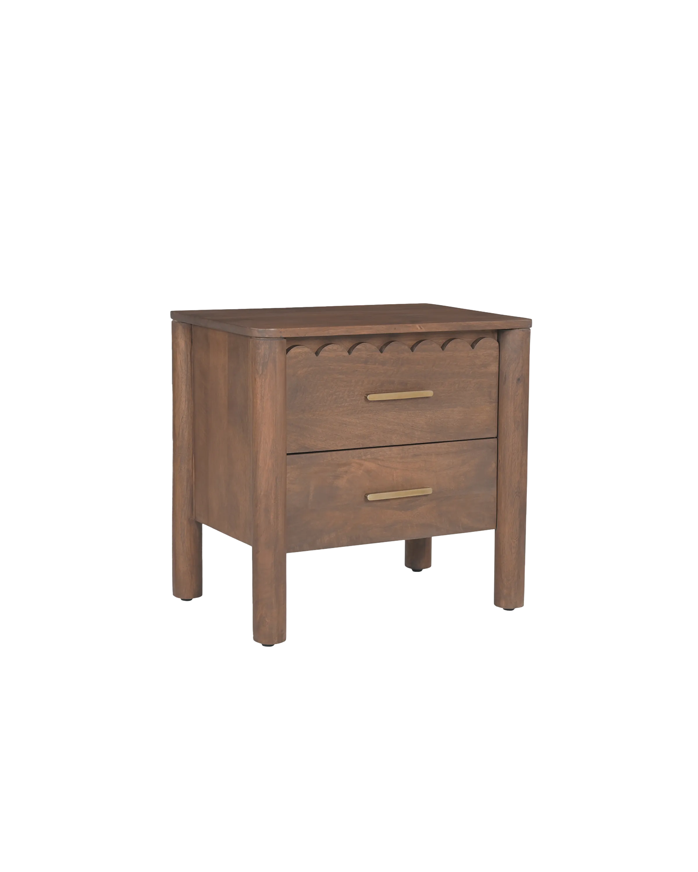 SCALLOP DETAIL NIGHTSTAND