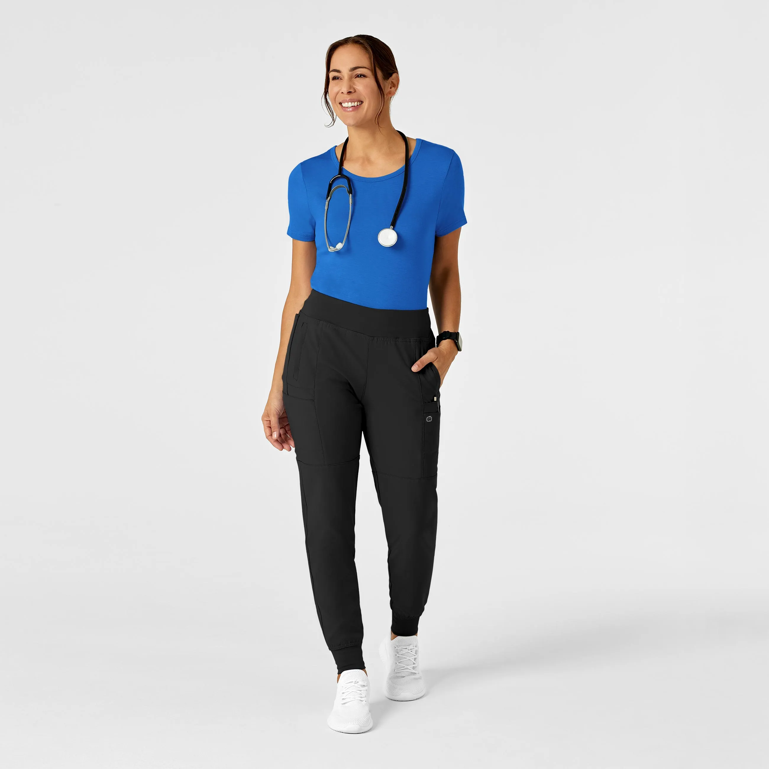 Silky Knit Short Sleeve Tee - Royal