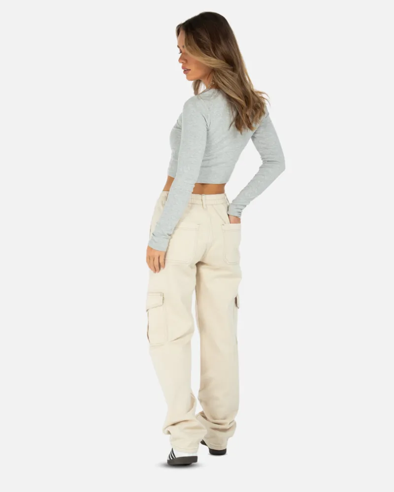 SSS REALISM SUNDAY PREMIUM DENIM CARGO OATMEAL
