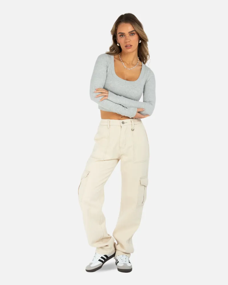 SSS REALISM SUNDAY PREMIUM DENIM CARGO OATMEAL
