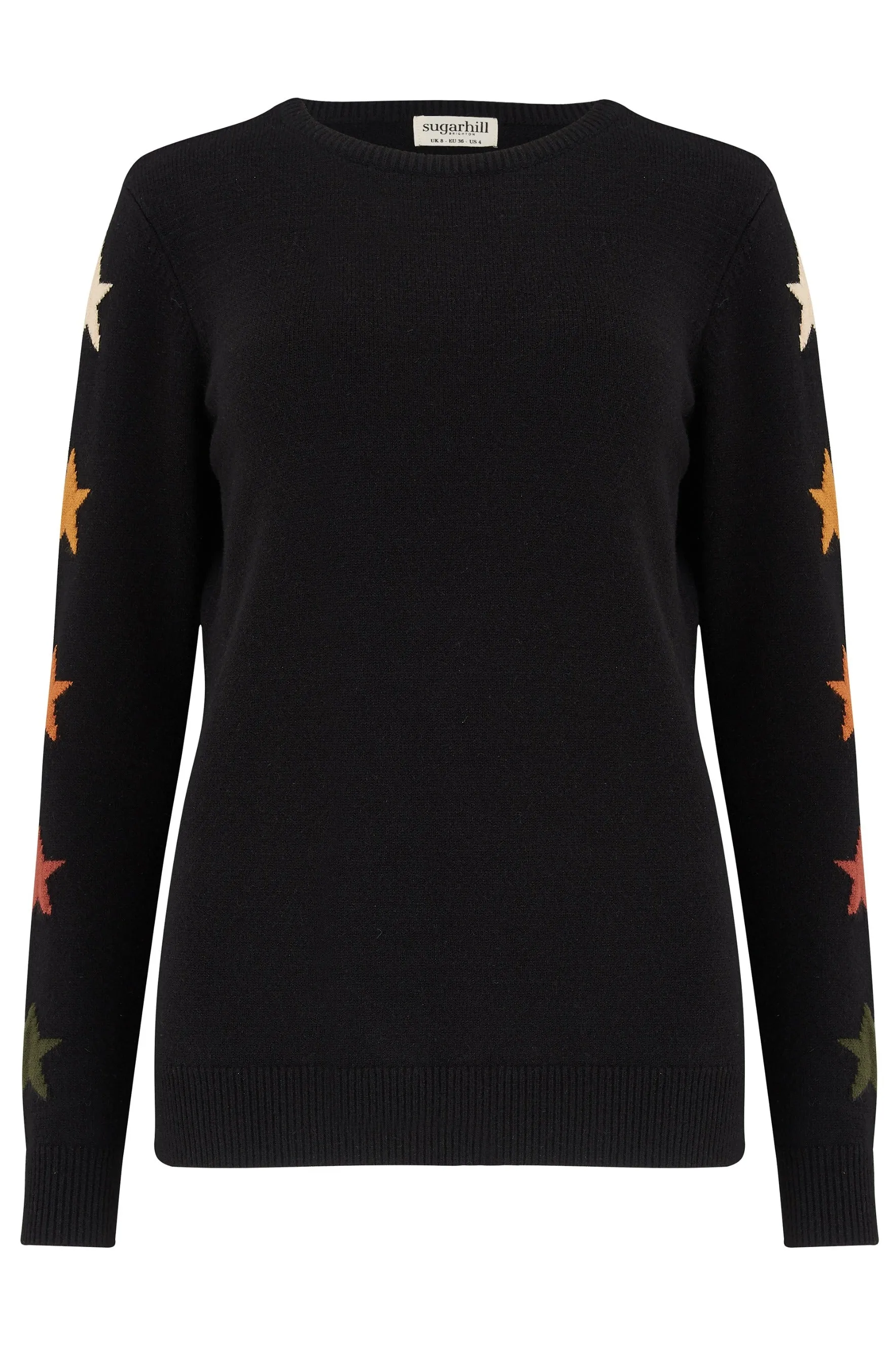 Stacey Jumper - Black. Fall Star Sleeve