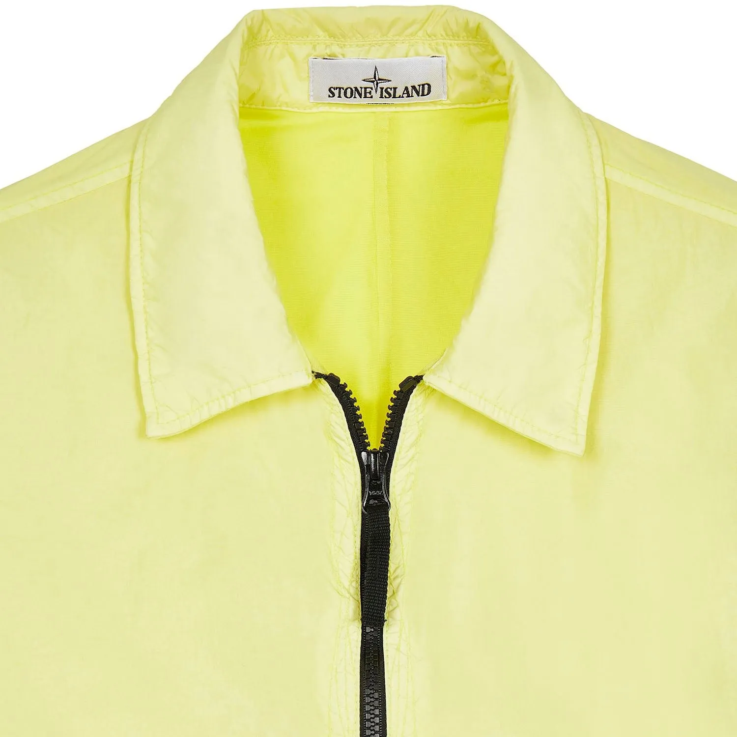Stone Island Yellow Zip Overshirt