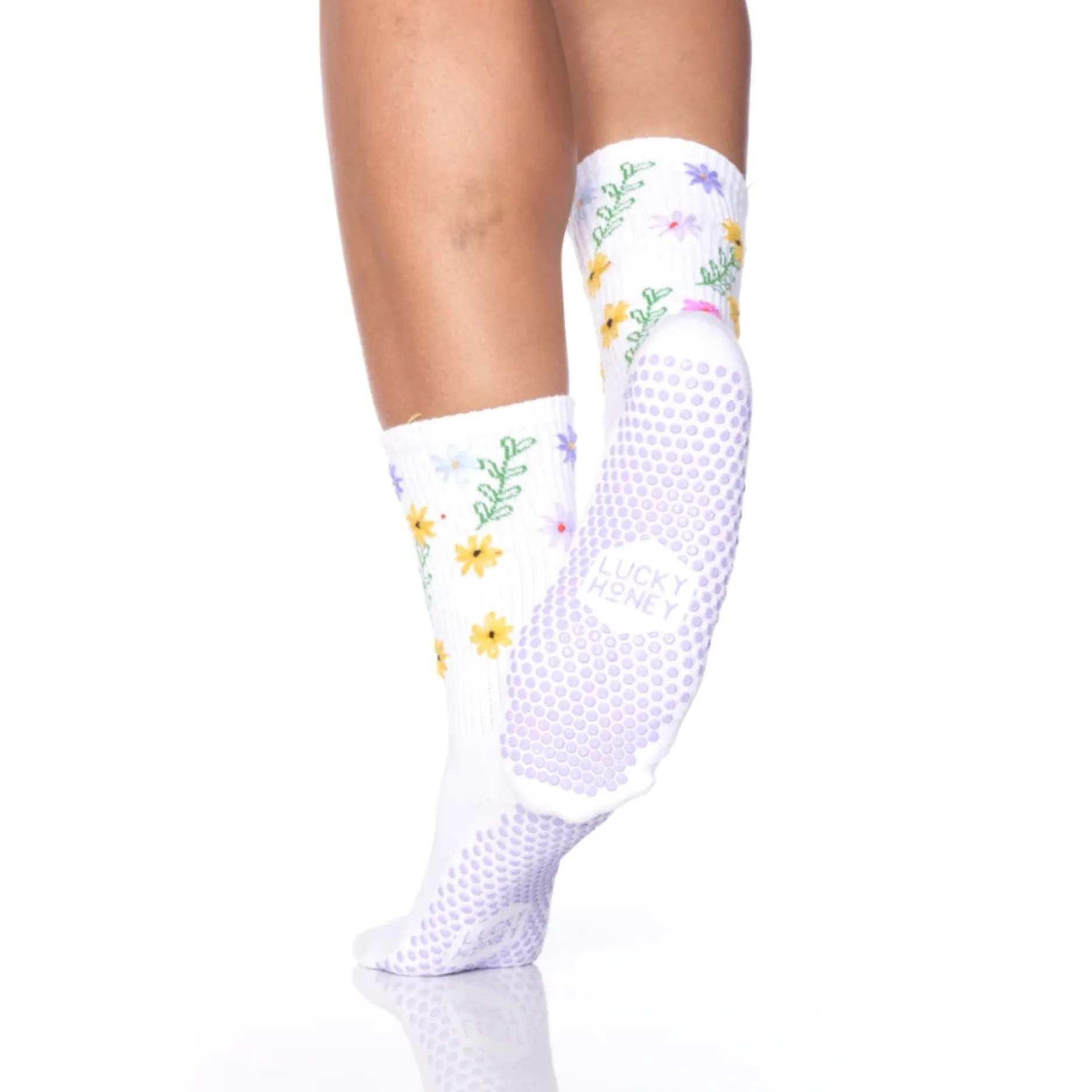 Tall Grip Tube Socks - Wildflower Multi