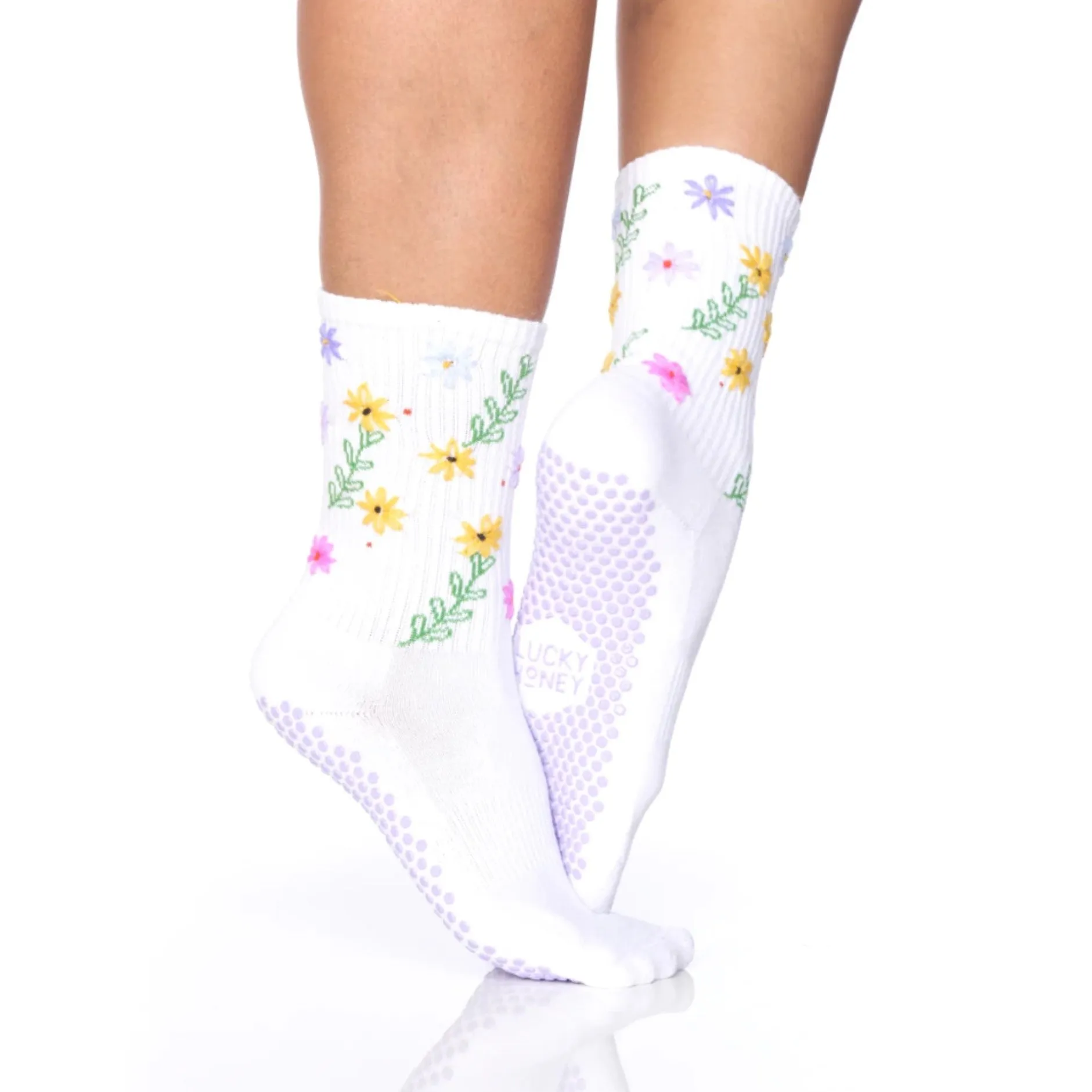 Tall Grip Tube Socks - Wildflower Multi