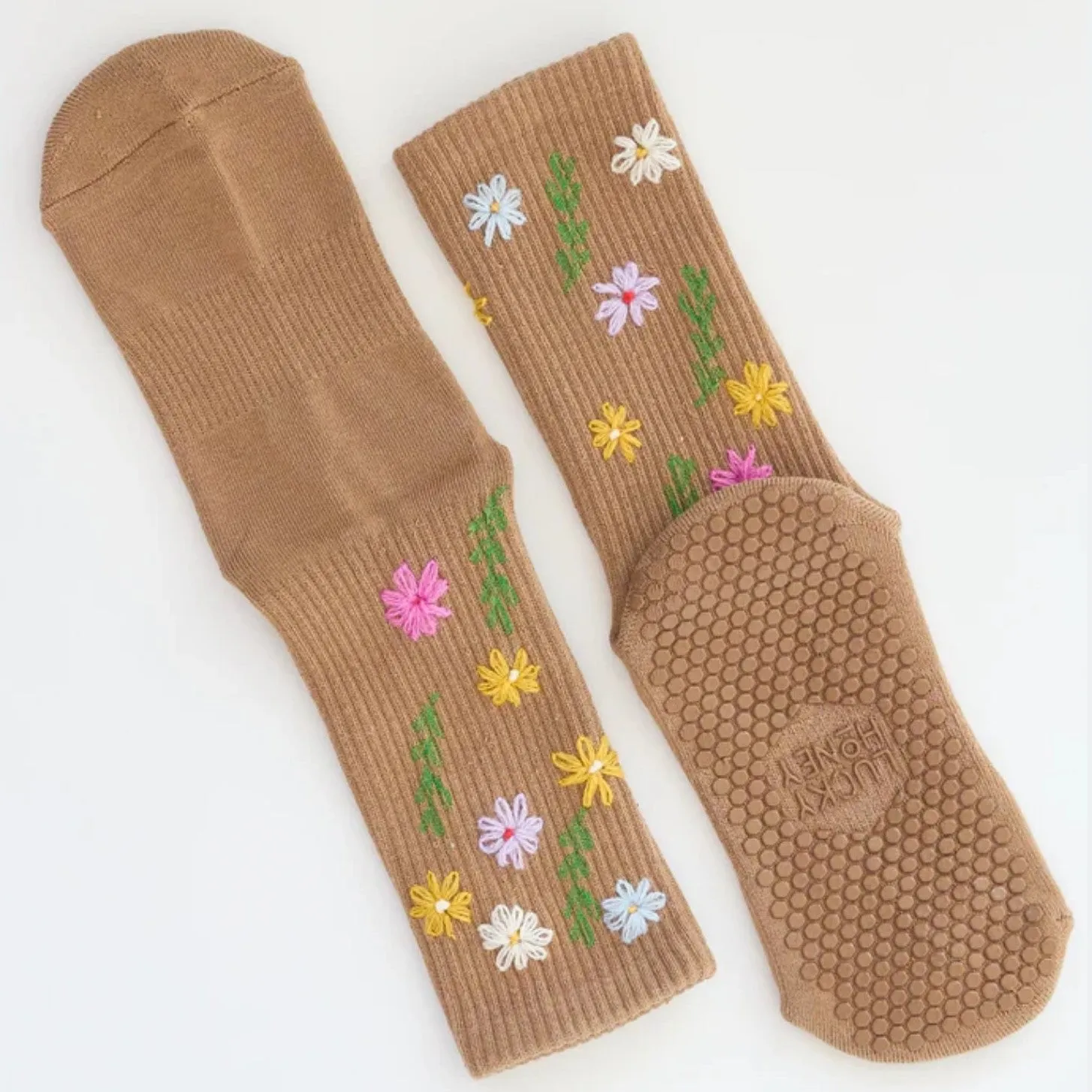 Tall Grip Tube Socks - Wildflower Multi