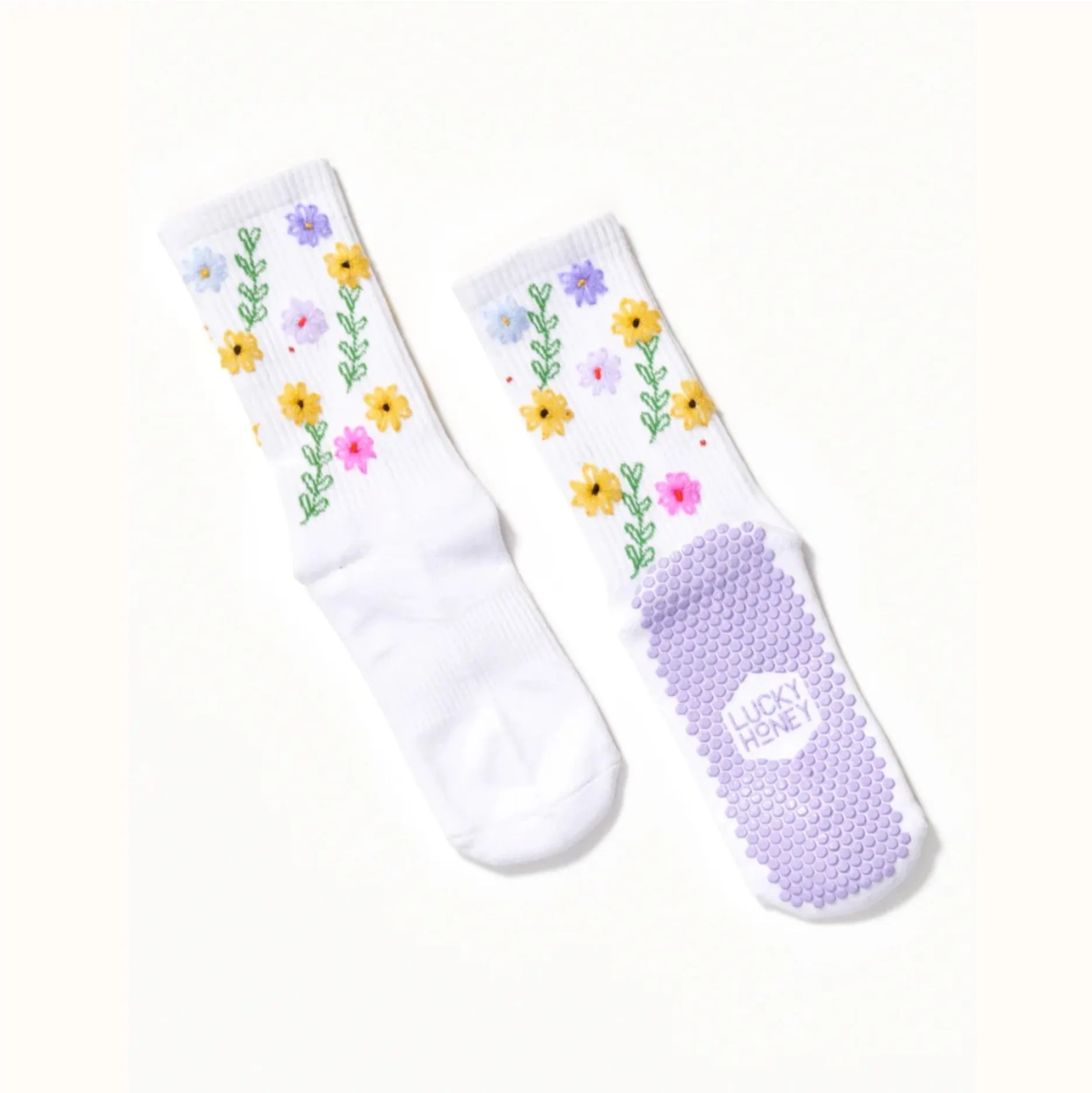 Tall Grip Tube Socks - Wildflower Multi