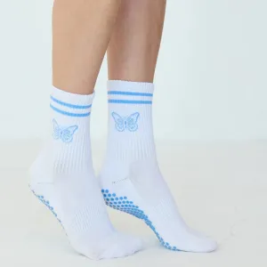 The Emmie Butterfly Grip Socks (Barre/Pilates)
