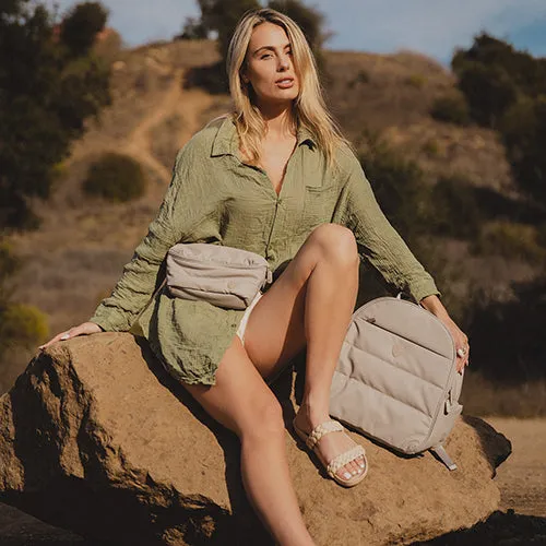 The Puffer Backpack - Sage Green