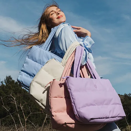 The Puffer Tote Bag - Lavender