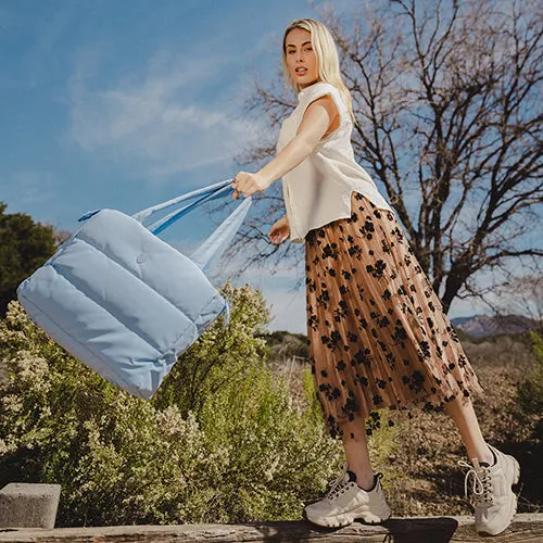 The Puffer Tote Bag - Lavender