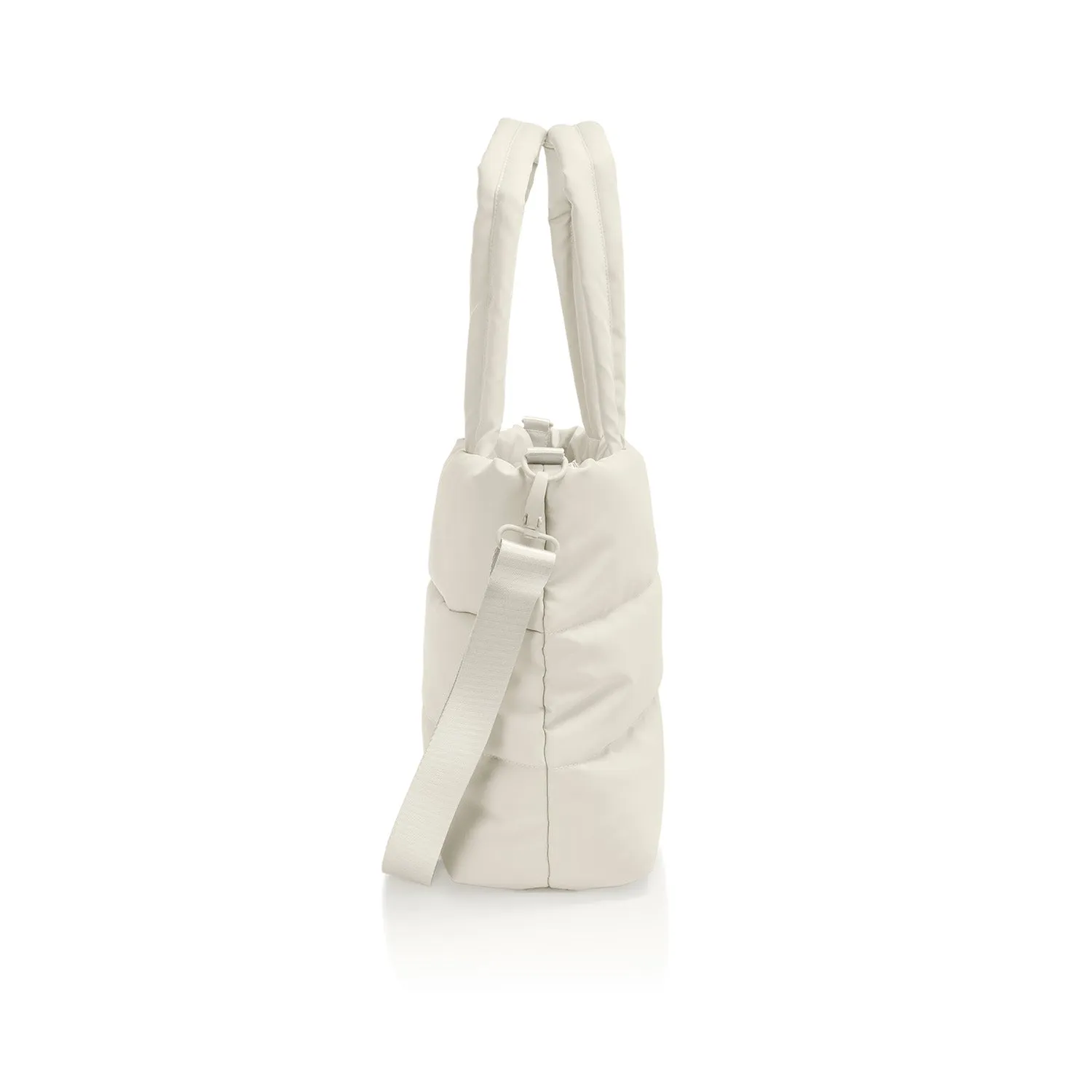 The Puffer Tote Bag - Off White