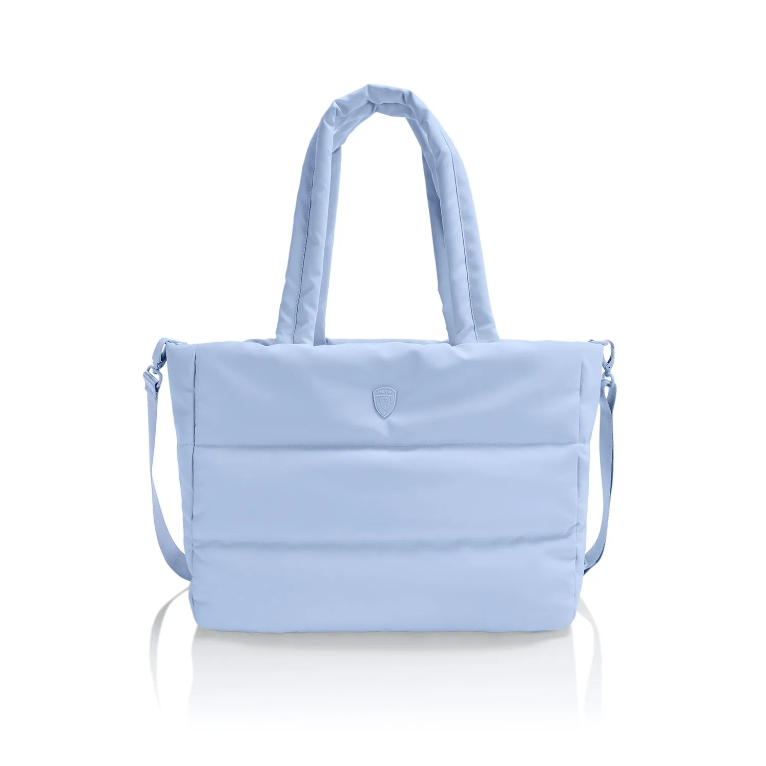 The Puffer Travel Tote - Light Blue
