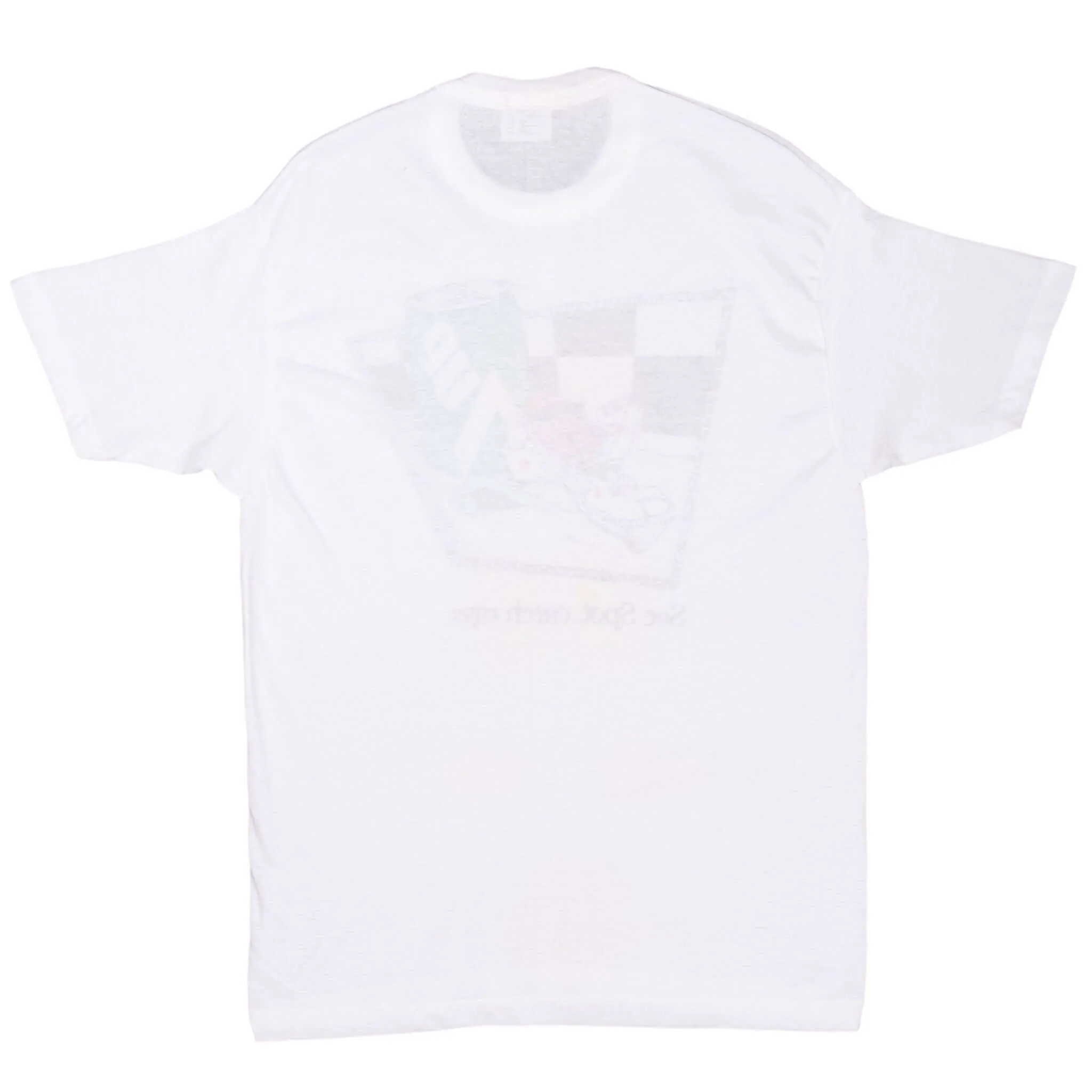 VINTAGE 7UP SODA 1988 WHITE TEE SHIRT MEDIUM MADE IN USA