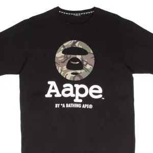 VINTAGE AAPE BY A BATHING APE CAMO TEE SHIRT SIZE LARGE