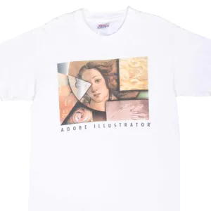 VINTAGE ABOBE ILLUSTRATOR SOFTWARE 1990S TEE SHIRT MEDIUM