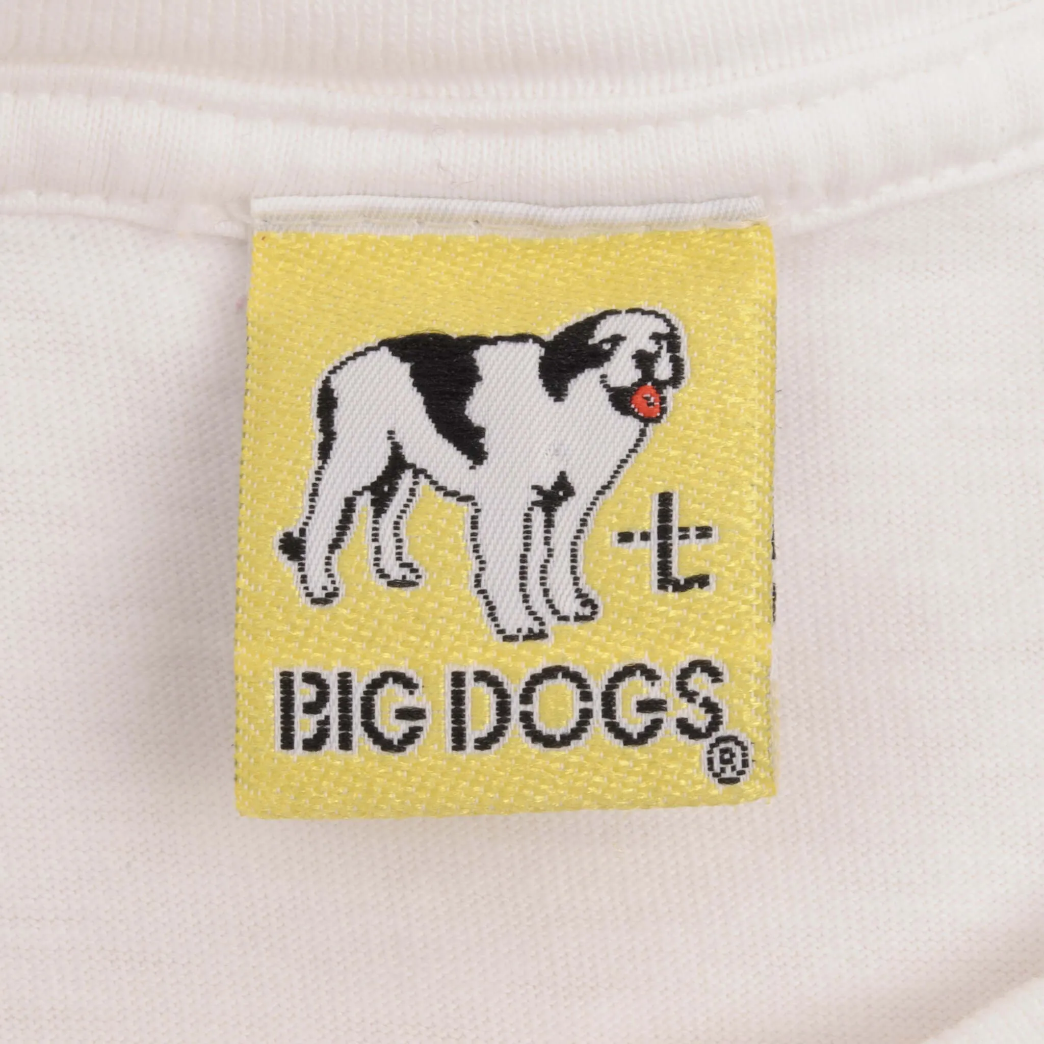 VINTAGE BIG DOGS BAD DOGS TEE SHIRT 1990 SIZE MEDIUM