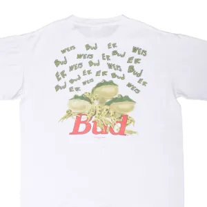 VINTAGE BUD BUDWEISER FROG TEE SHIRT 1995 SIZE XL MADE IN USA