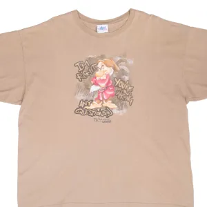 VINTAGE DISNEY SNOW WHITE GRUMPY DWARF TEE SHIRT 2000S 2XL