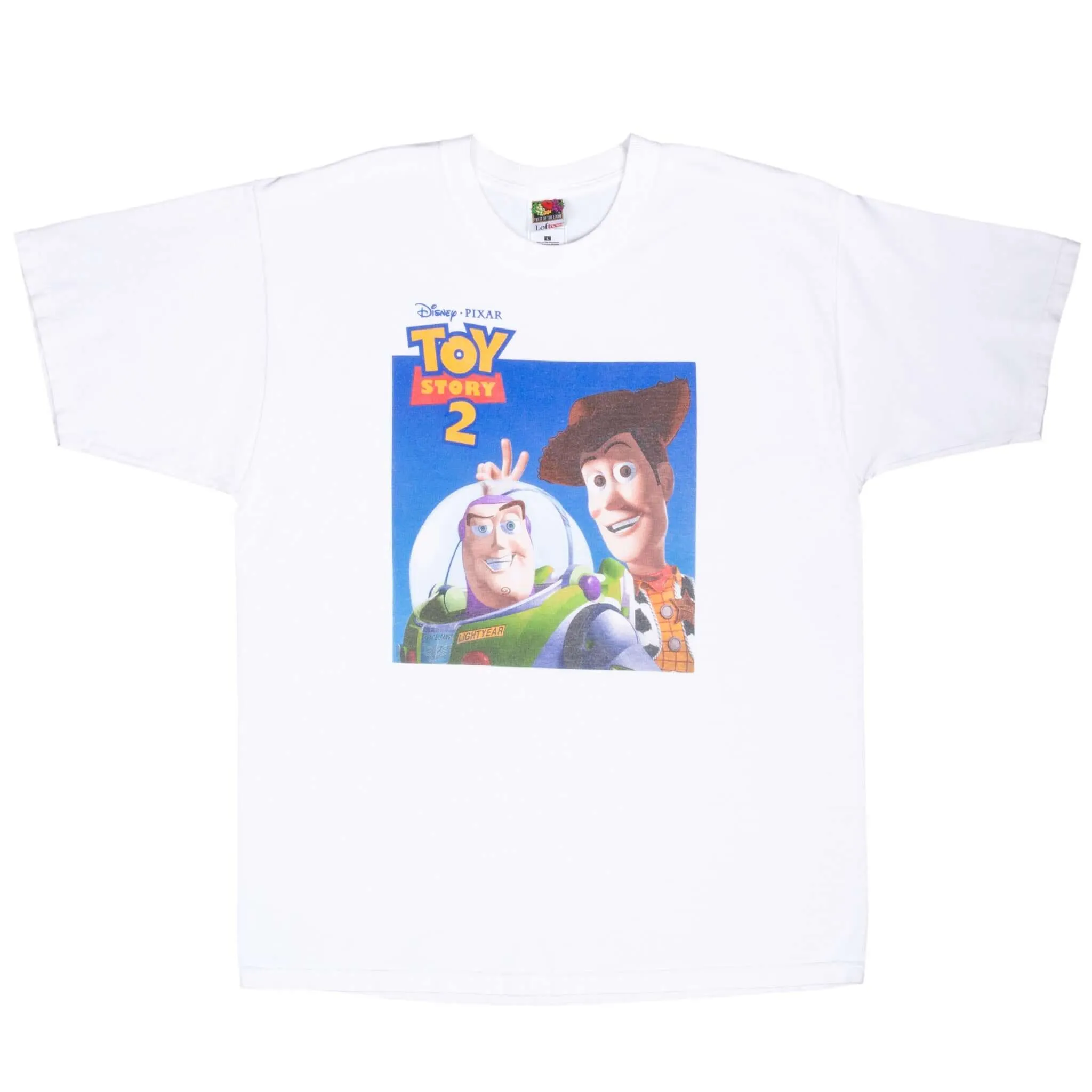 VINTAGE DISNEY TOY STORY 2 CAST MEMBER TEE SHIRT 1999 LARGE
