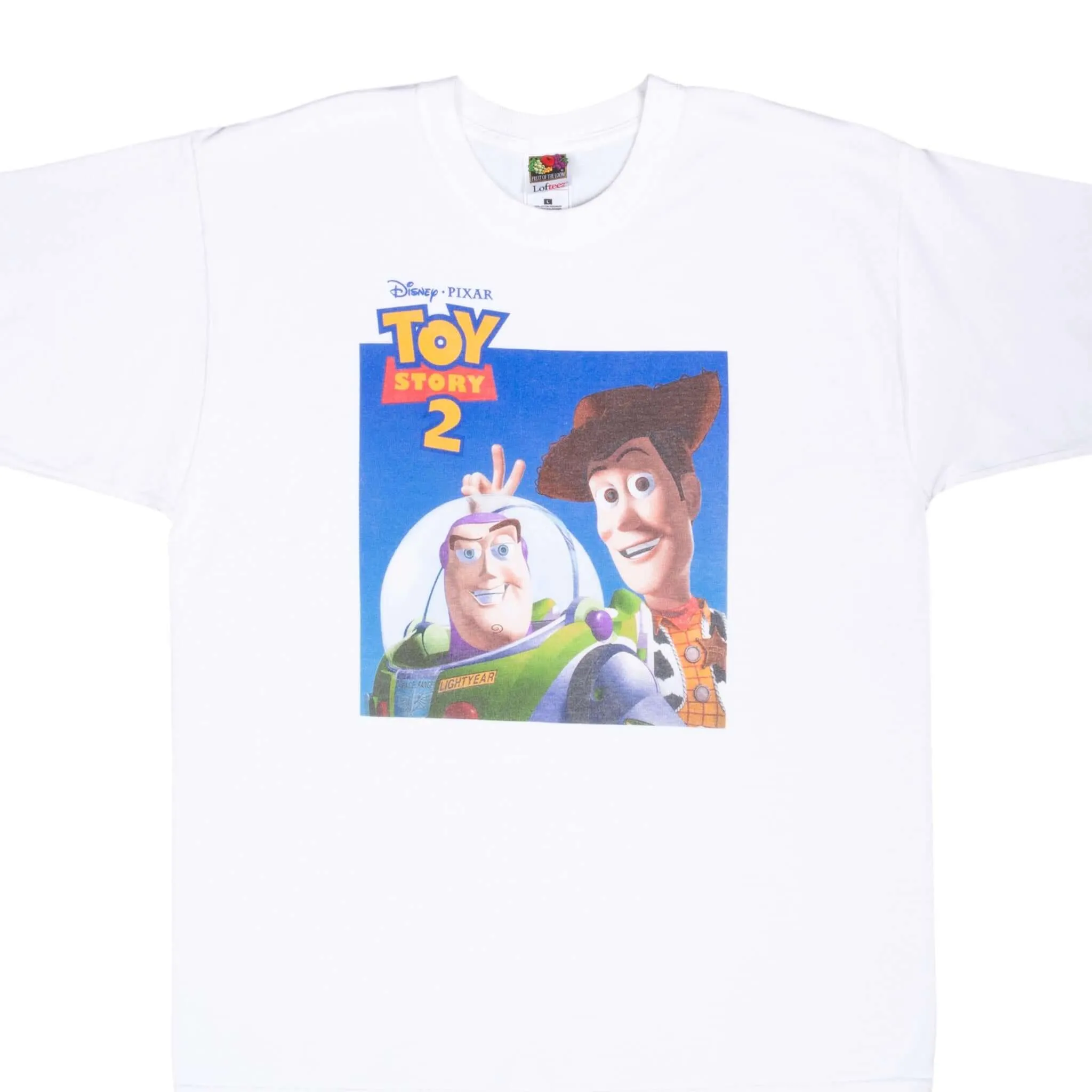 VINTAGE DISNEY TOY STORY 2 CAST MEMBER TEE SHIRT 1999 LARGE