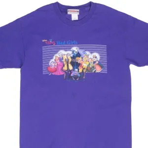 VINTAGE DISNEY VILLAINS BAD GIRLS 1990S TEE SHIRT LARGE MADE IN USA