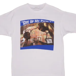 VINTAGE GIVE UP MY PEPSI COLA SHAQ O'NEIL TEE SHIRT 1990S SIZE LARGE