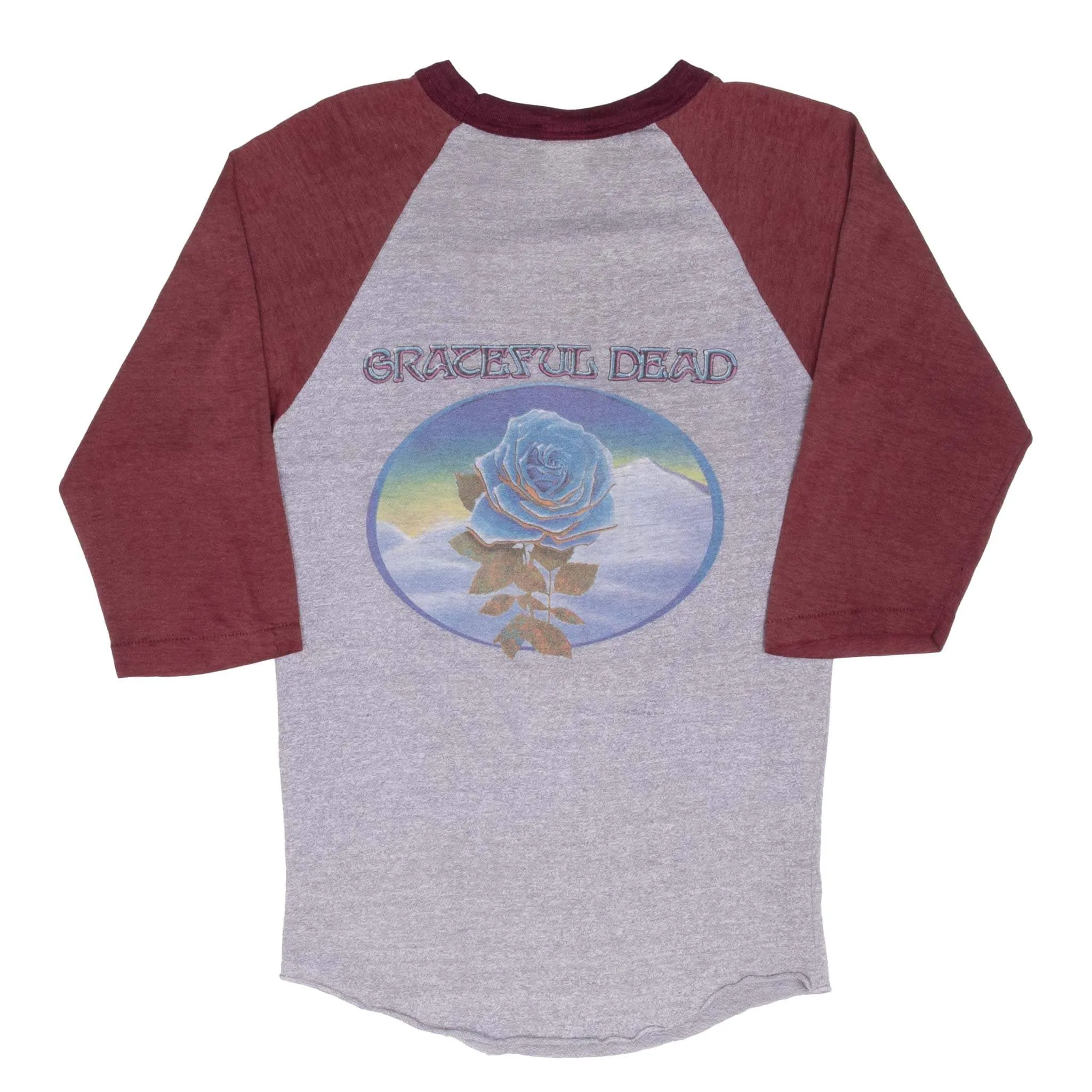 VINTAGE GRATEFUL DEAD RAGLAN TEE SHIRT 1988 SIZE XS