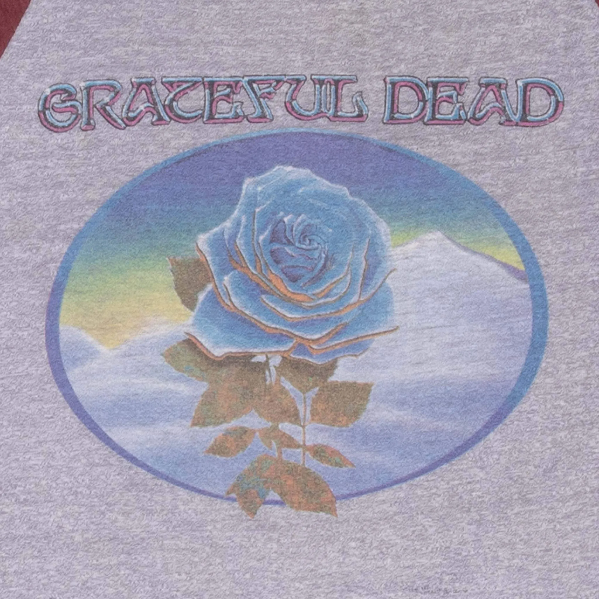 VINTAGE GRATEFUL DEAD RAGLAN TEE SHIRT 1988 SIZE XS