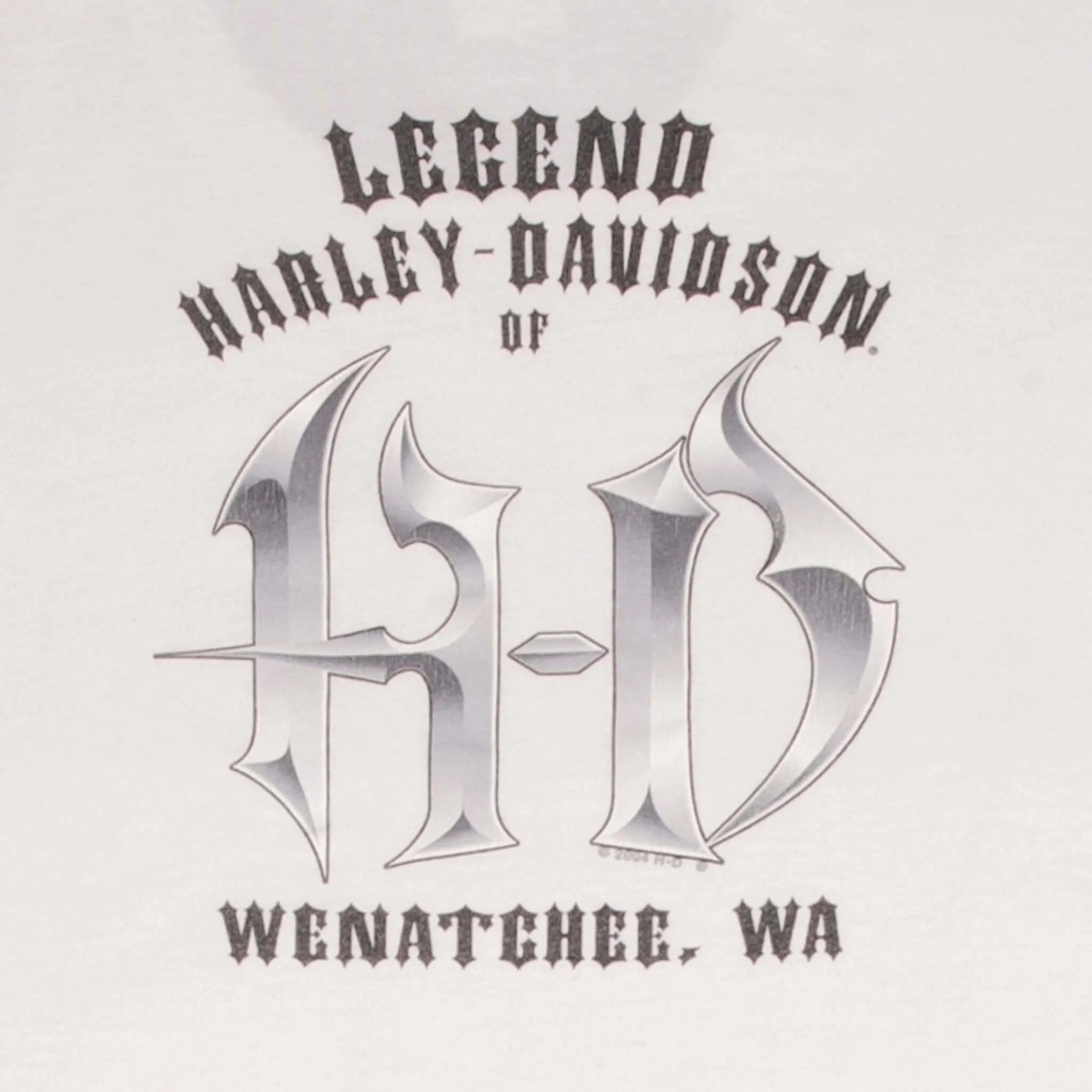 VINTAGE HARLEY DAVIDSON LONG SLEEVES FLAME TEE SHIRT 2007 SIZE LARGE