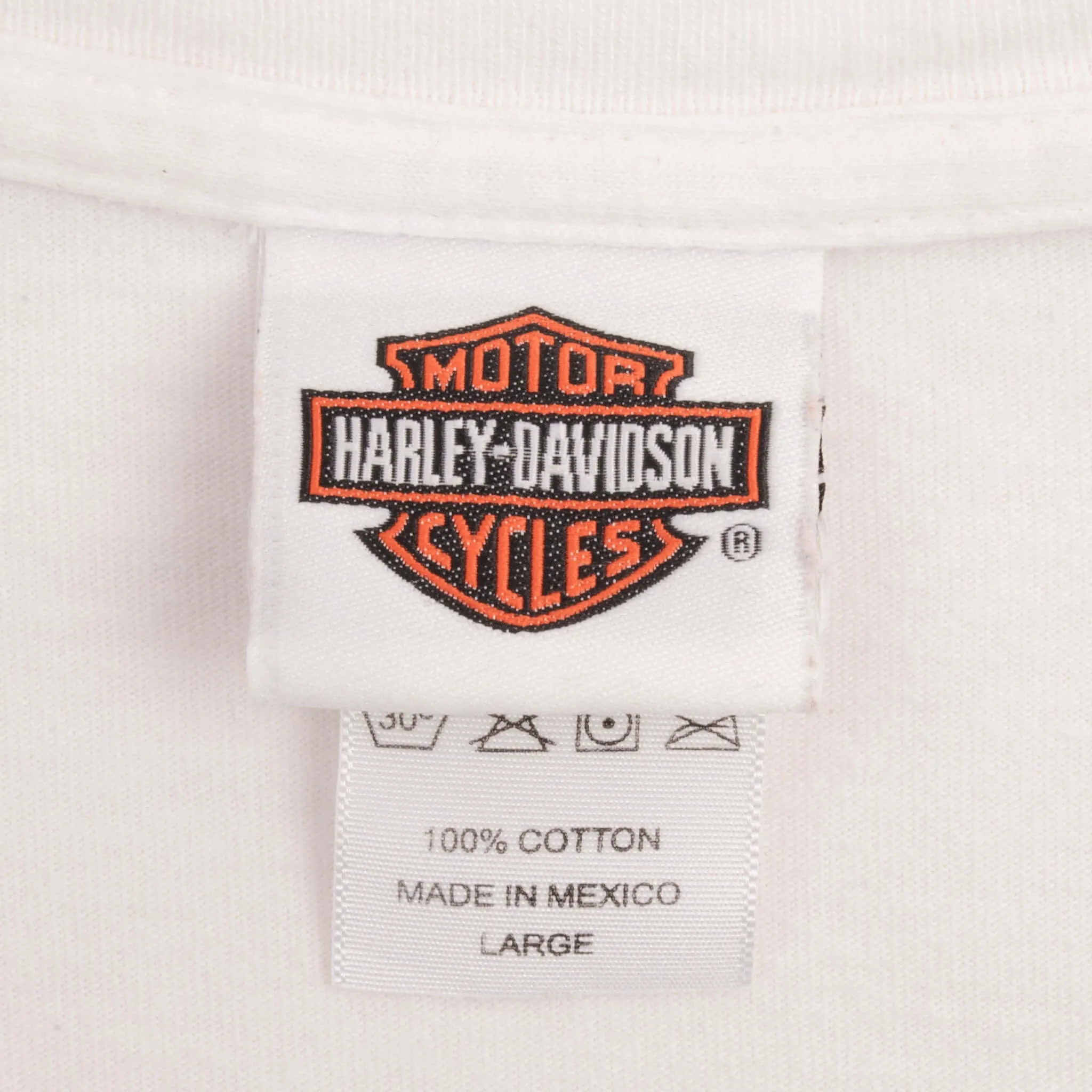 VINTAGE HARLEY DAVIDSON LONG SLEEVES FLAME TEE SHIRT 2007 SIZE LARGE