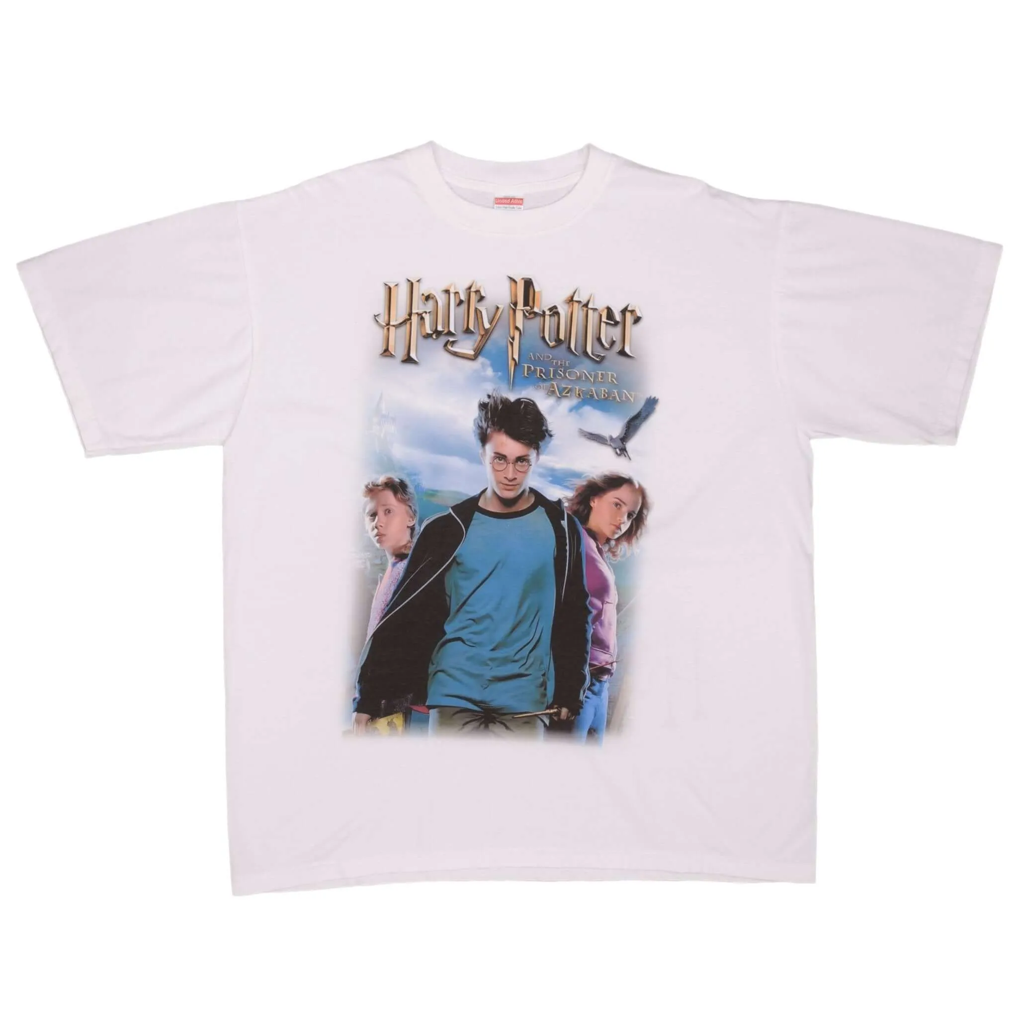 VINTAGE HARRY POTTER MOVIE PRISONER OF AZKABAN TEE SHIRT SIZE XL