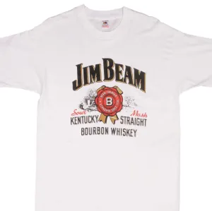 VINTAGE JIM BEAM BOURBON 1990S TEE SHIRT SIZE LARGE MADE IN USA